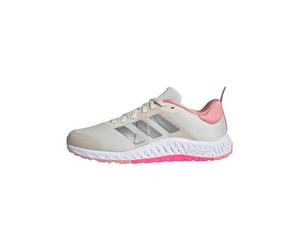 Adidas Mujer Everyset Trainer Shoes, Chalk White/Iron Metallic/Lucid Pink, 45 1/3 EU