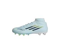 adidas Mujer F50 SPARKFUSION League Mid Cut Firm Ground/Artificial Ground Football Boots Womens, Almost Blue/Dusky Petrol/hi-Res Yellow, 40 2/3 EU