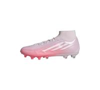 adidas Mujer F50 Sparkfusion League Mid Cut Firm Ground/Artificial Ground Football Boots Womens Shoes, Solar Turbo/FTWR White/Distilled Pink, 37 1/3 EU