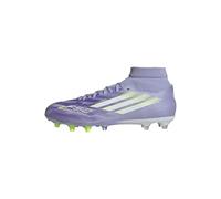 adidas F50 SPARKFUSION League W Mid Firm Artificial Ground Football Boots, Botas de fútbol Mujer, Violet Tone/Lucid Lemon/Purple Rush, 38 2/3 EU