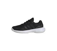 adidas Mujer GAMECOURT 2 Tennis Shoes, Core Black/Core Black/FTWR White, 38 2/3 EU