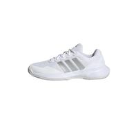 adidas Mujer GAMECOURT 2 Tennis Shoes, FTWR White/Silver Met./Silver Met., 44 2/3 EU