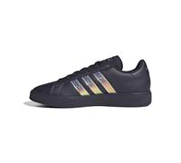 adidas Mujer Grand Court Base 2.0 Shoes, aurora black/aurora black/shadow violet, 38 EU