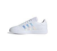 adidas Grand Court Base 2.0 Shoes, Zapatos Mujer, Cloud White/Cloud White/Clear Pink, 38 2/3 EU