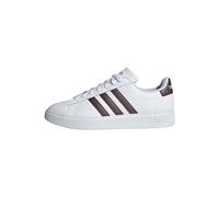 adidas Mujer Grand Court Cloudfoam Lifestyle Court Comfort Shoes, Cloud White/Core Black/Core Black, 42 EU