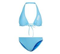 adidas Mujer Halterneck Bikini, Blue Burst, XS