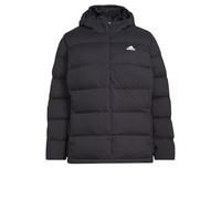 adidas Mujer Helionic Hooded Down Jacket (Plus Size), White, 3XL Plus
