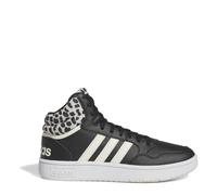 adidas Hoops 3.0 Mid Shoes, Zapatos Mujer, Carbon Black/Cloud White/Footwear White, 36 2/3 EU