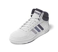 adidas Hoops 3.0 Mid Shoes, Zapatos Mujer, Cloud White/Silver Dawn/Silver Violet, 36 2/3 EU