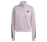 adidas Mujer Iconic Wrapping 3-Stripes Snap Track Jacket, preloved Fig/Black, XL