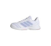 adidas Mujer Ligra 8 Womens Indoor Shoes, Cloud White/Violet Tone/Clear Pink, 40 2/3 EU