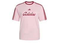 adidas Mujer Lux Tiro Loose Graphic Shirt, Clear Pink, S