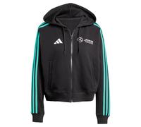 Adidas Mujer Mercedes - AMG Petronas Formula One Team DNA Full Zip Hood Women, Black/White, L