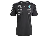 adidas Mujer Mercedes - AMG Petronas Formula One Team Driver Jersey Black Women, Black/White, XXL