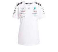 Adidas Mujer Mercedes - AMG Petronas Formula One Team Driver Jersey White Women, White/Black, S