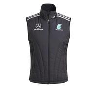 adidas Mujer MERCEDES - AMG PETRONAS FORMULA ONE TEAM MECHANICS VEST WOMEN, black/REFLECTIVE SILVER, S
