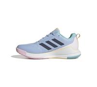 adidas Mujer Novaflight 2 Indoor Shoes, Glow Blue/Shadow Navy/Core Black, 45 1/3 EU