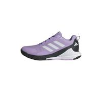 adidas Mujer Novaflight 2 Indoor Shoes, Powder Plum/Zero Metalic/Core Black, 39 1/3 EU