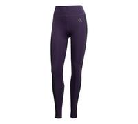 adidas Mujer Optime Essentials 3 Stripes 7/8 Leggings, aurora plum/black, XS
