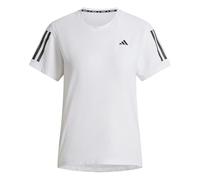 adidas Mujer Own The Run Base Tee, White/Black, S