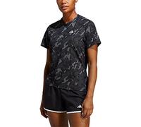 adidas Mujer Own The Run Camo Running tee, Black, XS
