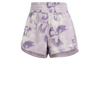 adidas Mujer Pacer Essentials AOP Flower Tie-Dye Knit Shorts, Preloved Fig, XXS