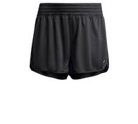 adidas Mujer Pacer Essentials Knit High-Rise Shorts (Plus Size), Black, XXL Plus