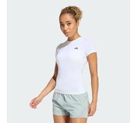 adidas Mujer Power Essentials Workout Contour Shirt, White, XL