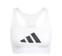 Sujetador Deportivo de Fitness adidas Powerreact Big Logo Graphic Mujer Blanco L