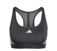 Adidas Mujer PowerReact Train 3Stipes Bra, Black, S