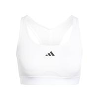 adidas Mujer PowerReact Training Bra, White, XL
