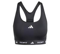 adidas Mujer Powerreact Training Medum Support Techfit Bra, XL A-B Black