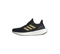 adidas Mujer Pureboost 23 Shoes, Core Black / Gold Metallic / Carbon, 40 2/3 EU