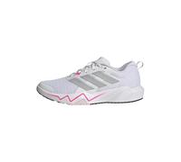 adidas Mujer Rapidmove Go Training Shoes, FTWR White/Silver Met./Lucid Pink, 38 2/3 EU