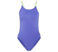 adidas Mujer Ripstream 3-Stripes Tie Back Swimsuit Swimwear, Solar Purple, 42