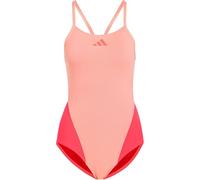 adidas Mujer Ripstream Team Thin Straps C-Back Swimsuit Swimwear, Frozen Turbo/Solar Turbo, 34
