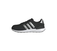 adidas Mujer Run 60s 4.0 Shoes, Core Black/Silver Metallic/Cloud White, 44 EU