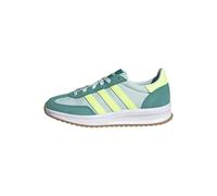 adidas Mujer Run 70S 2.0 Shoes, Halo Mint/Hi-Res Yellow/Pure Teal, 39 1/3 EU