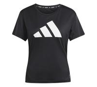 adidas Mujer Run It Stripes tee, Black, XS