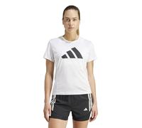 adidas Mujer Run It Stripes tee, White, M