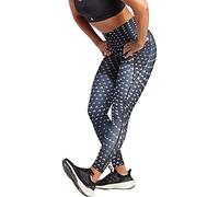 adidas Mujer Running Essentials Brand Love 7/8 Leggings, White/Black, XL
