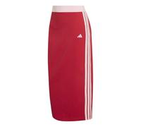 adidas Mujer Seasonal Essentials Racing Pencil Skirt Dress, Pure Ruby/Clear Pink, XS