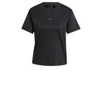 adidas Mujer Signature Graphic Print T-Shirt, Black, L