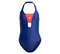 adidas Mujer Sportswear Colorblock Swimsuit, Dark Blue/Bright Red, 36