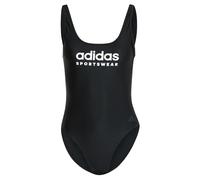 adidas Mujer Sportswear U-Back Swimsuit, Black/White, 32