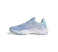 adidas Mujer Stabil 16 Indoor Shoes, Glow Blue/Shadow Navy/Core Black, 41 1/3 EU