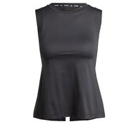 adidas Mujer Studio Tank Top, Black/Grey Six, XS