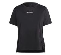Adidas Mujer T-Shirt (Short Sleeve) W MT tee Pl, Black, HM4002, 2X
