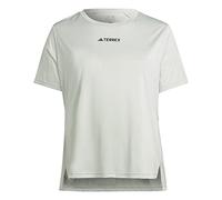 Adidas Mujer T-Shirt (Short Sleeve) W MT tee Pl, Linen Green, HM4003, 1X