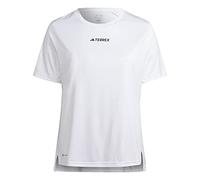 Adidas Mujer T-Shirt (Short Sleeve) W MT tee Pl, White, HM4001, 2X